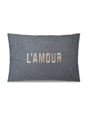 Coussin brodé L’Amour 40x60cm à prix réduit toute l'année