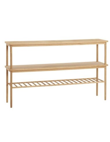 Console en bois 3 niveaux L150 x P38 x H91cm une grave pollution 