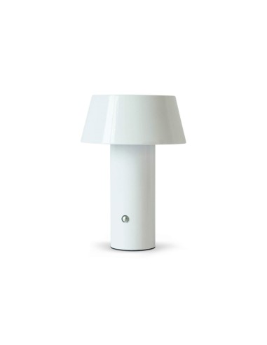 Lampe mignonne rechargeable blanc brillant Dans la société mordern